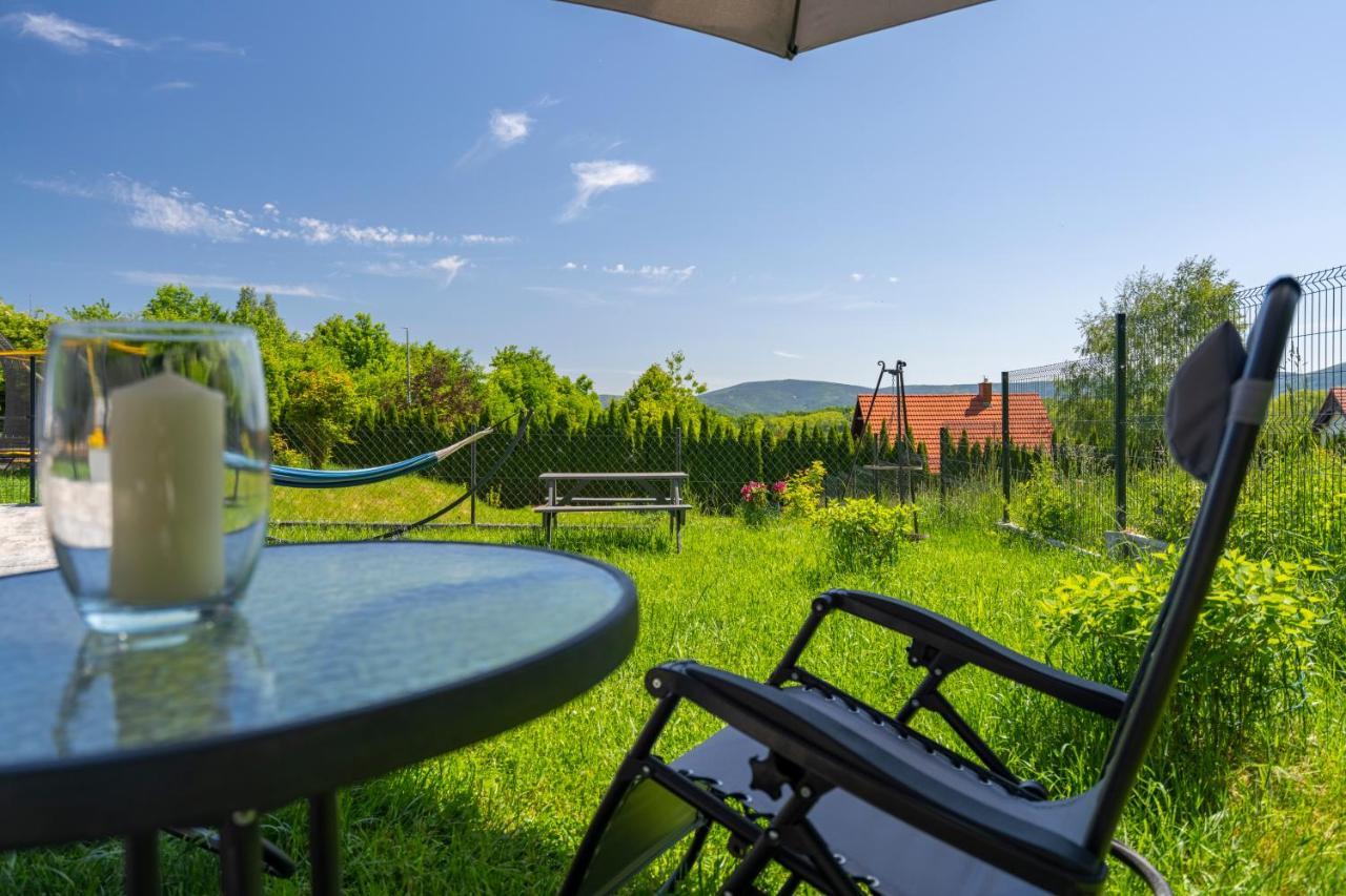 Domek Ale Fajnie - taras z widokiem na góry Karpacz Exterior foto